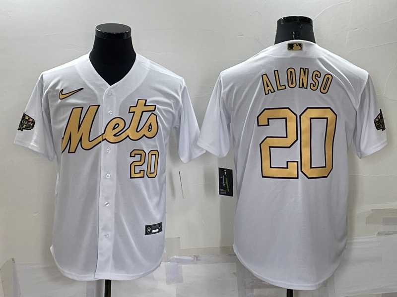 New York Mets #20 Pete Alonso Number White 2022 All Star Stitched Cool Base Nike Jersey,We sell and wholesale New York Mets #20 Pete Alonso Number White 2022 All Star Stitched Cool Base Nike Jersey on line form chian!